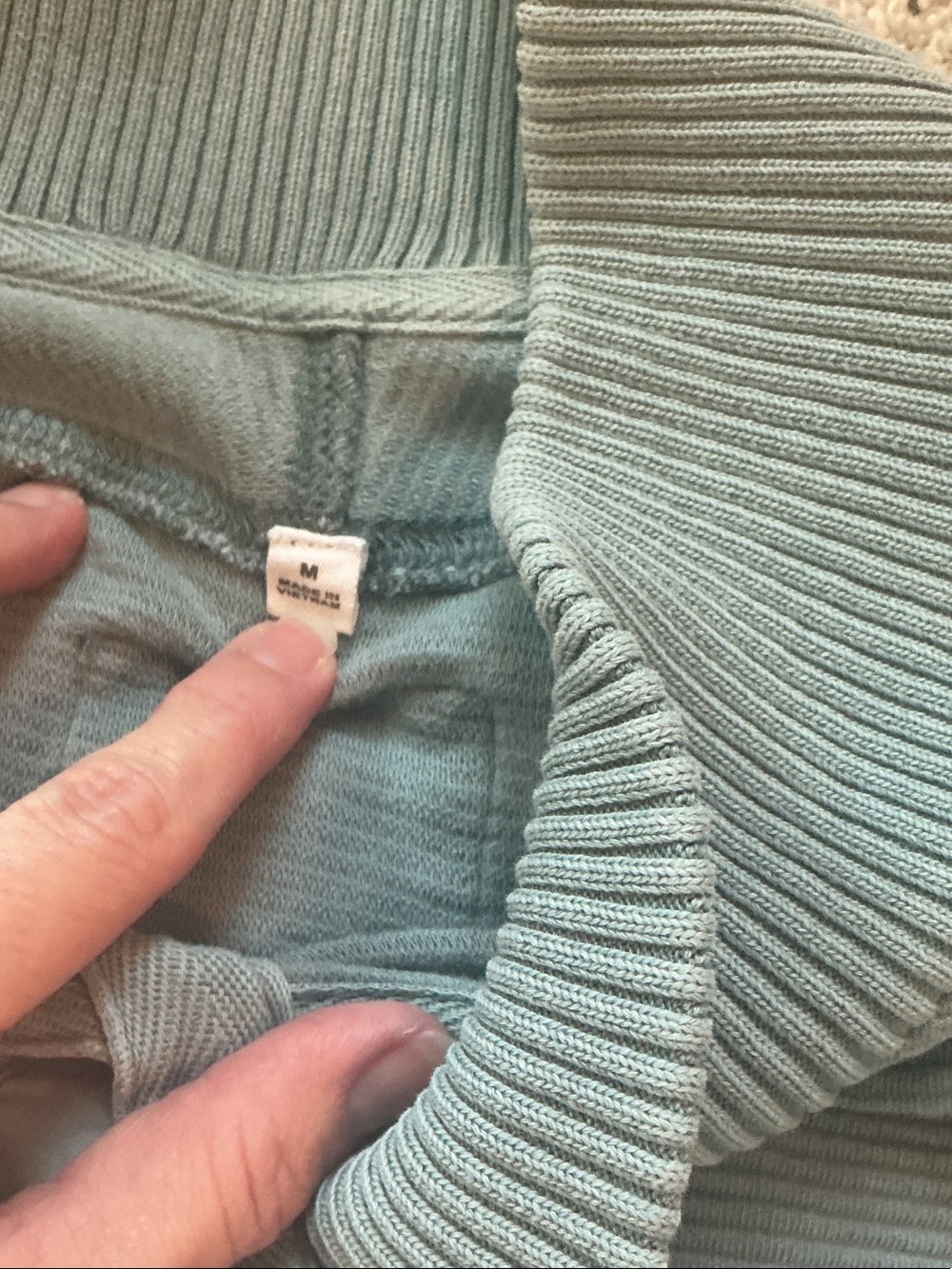 Free People So Fly Henley Pullover ~ Jade Teal - Picture 5 of 9